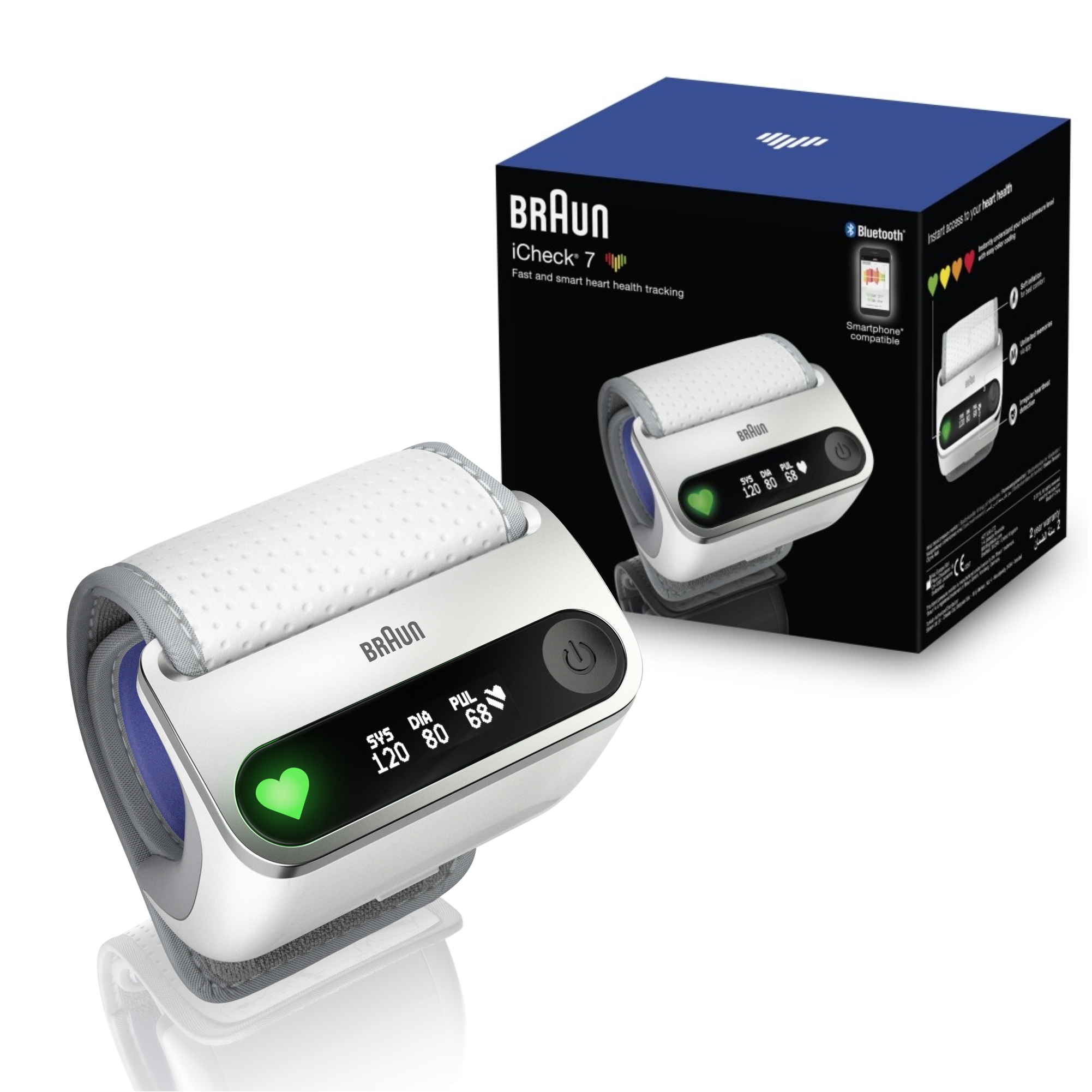 Tensiometru pentru incheietura cu Bluetooth, BPW4500, Braun