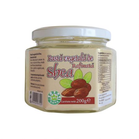 Pasta vegetala de Shea rafinata, 200 gr, 200 g, Herbal Sana