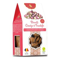Biscuiti vegani cu coacaze si trandafiri, 130g, Ambrozia