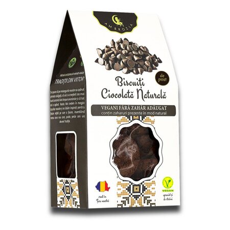biscuiti vegani cu ciocolata naturala ambrozia