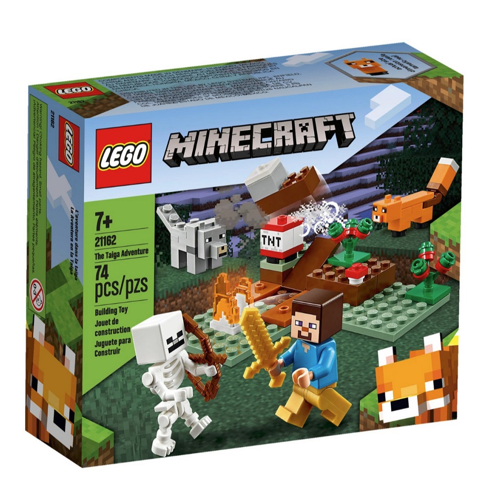 Joc de constructie Aventura din Taiga, L21162, Lego Mincraft