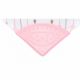 Set 2 bavete cu inel de dentitie, 22x28 cm, Arrow Pink, Fillikid 530136