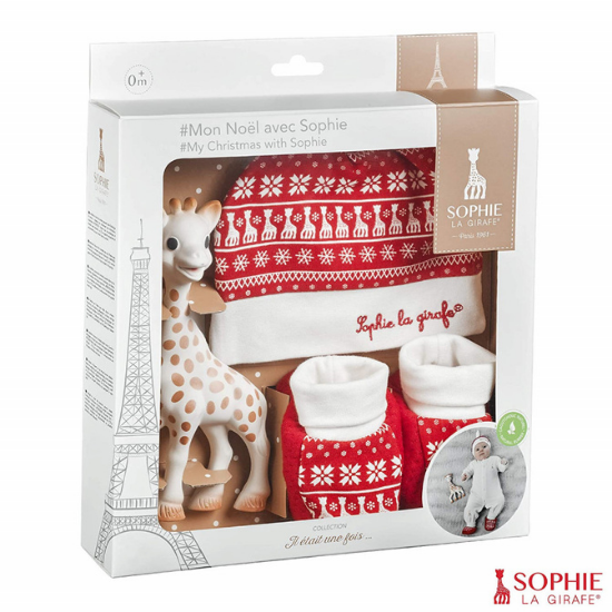 Set Sophie la girafe Craciunul meu cu Sophie, +0 luni, Vulli