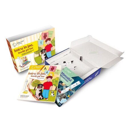 Pachet creion si carte interactiva Intru in joc invat pe loc, +3 ani, Raspundel Istetel 724499