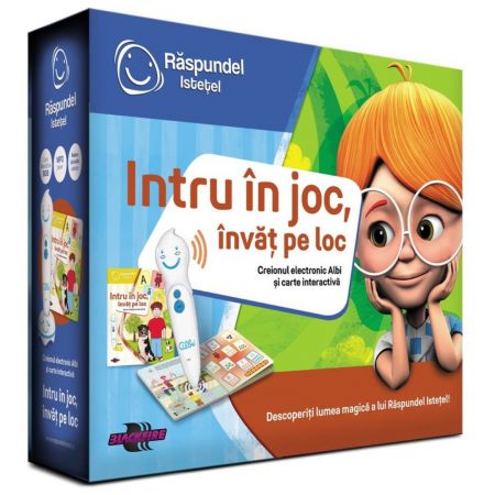 Pachet creion si carte interactiva, Intru in joc invat pe loc