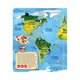 Carte interactiva Atlasul lumii, +6 ani, Raspundel Istetel 530437