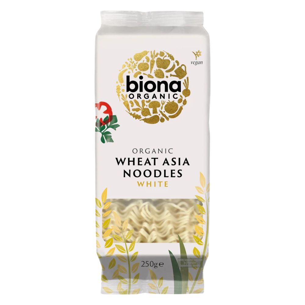 Asia noodles pentru stir fry, 250 g, Biona