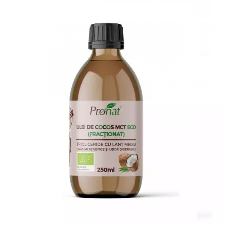 Ulei de cocos MTC BIO, 250 ml, Pronat