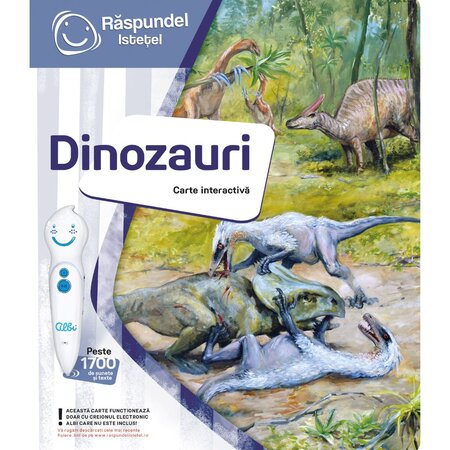 Carte interactiva Dinozauri, +6 ani, Raspundel Istetel 530286