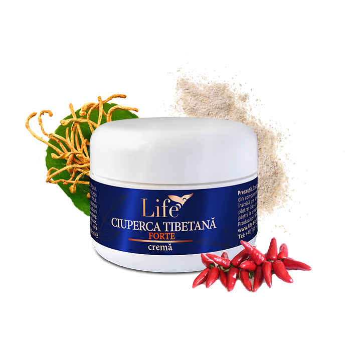 Crema ciuperca Tibetana Forte, 50 ml, Bionovativ