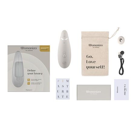 Vibrator pentru clitoris Premium 2, Gri, Womanizer 531106
