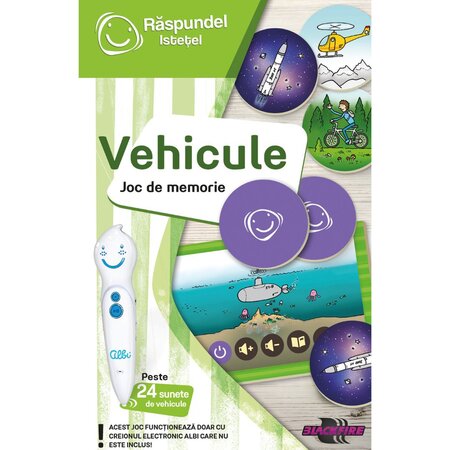 Joc de memorie, +3 ani, Vehicule, Raspundel Istetel 530324
