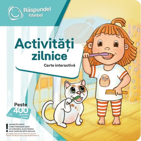 Carte interactiva Activitati Zilnice, +2 ani, Raspundel Istetel 530442
