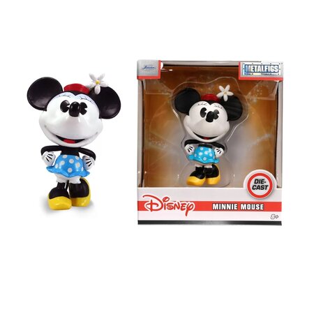 Figurina metalica Minnie Mouse, 8 ani+, 10 cm, Jada 530486