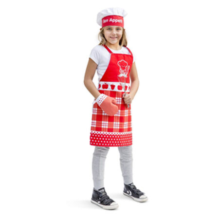 Set costumatie bucatar, 3 ani+, New Classic Toys 530626