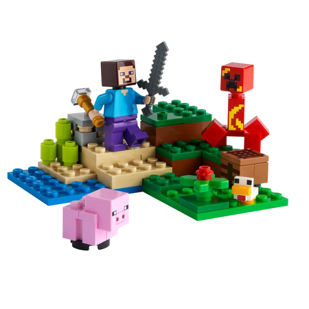Ambuscada Creeper, Lego Minecraft, 7 ani+, Lego 530790