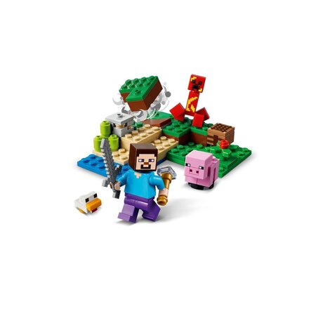 Ambuscada Creeper, Lego Minecraft, 7 ani+, Lego 530788