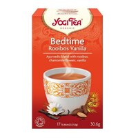 Ceai de seara cu Rooibos si Vanilie Bedtime, 17 plicuri, Yogi Tea