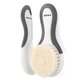 Set perie si pieptene ingrijire bebelusi BabyCare Hair, 0 luni+, Alb cu gri, Reer 531372