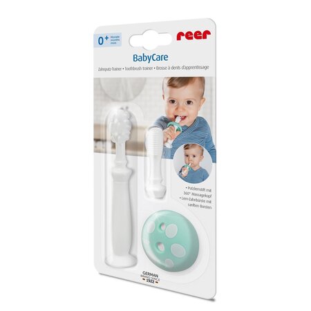 Set periute de dinti din silicon pentru antrenament BabyCare, 0 luni+, Reer 531475