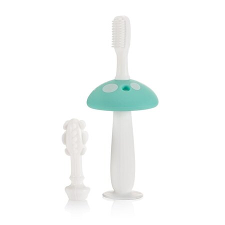 Set periute de dinti din silicon pentru antrenament BabyCare, 0 luni+, Reer 531481