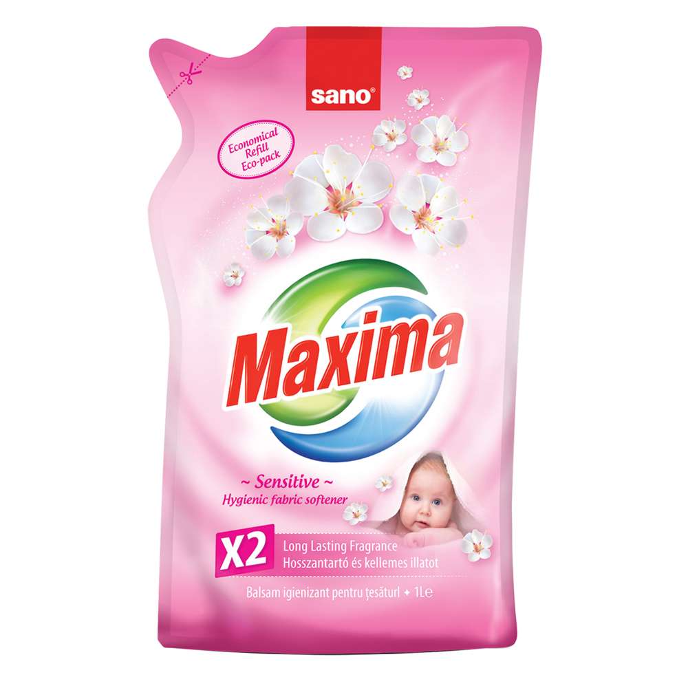 Balsam de rufe Maxima Sensitive, 1 litru, Sano