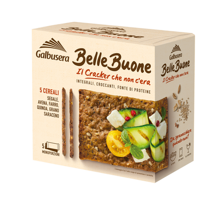 Crackers integrali cu cereale Bellebuone