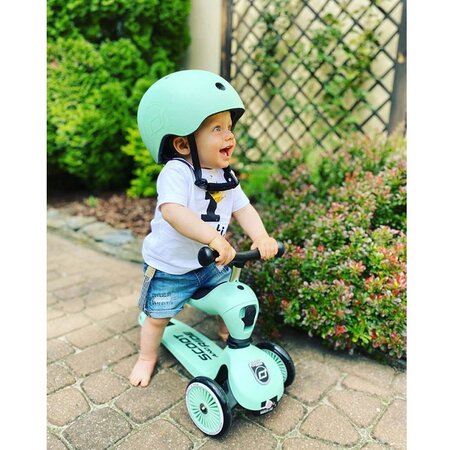 Trotineta 2 in 1 transformabila pentru copii Highwaykick 1, Kiwi, 1-5 ani, Scoot and Ride 443389