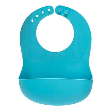 Bavetica din silicon moale cu buzunar colector Eat`n Tidy,