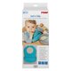 Bavetica din silicon moale cu buzunar colector Eat`n Tidy, 3 luni+, Albastra, Reer 531489