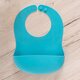 Bavetica din silicon moale cu buzunar colector Eat`n Tidy, 3 luni+, Albastra, Reer 531492