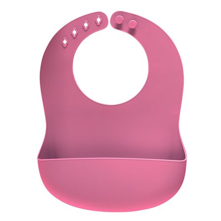 Bavetica din silicon moale cu buzunar colector Eat`n Tidy,