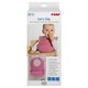 Bavetica din silicon moale cu buzunar colector Eat`n Tidy, 3 luni+, Roz, Reer 531504