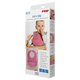Bavetica din silicon moale cu buzunar colector Eat`n Tidy, 3 luni+, Roz, Reer 531503