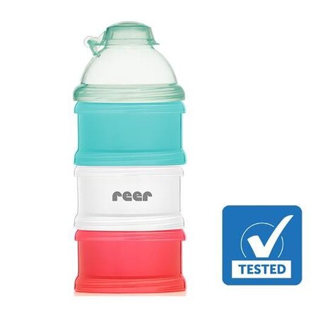 Recipient cu 3 compartimente pentru lapte praf, 0 luni+, Reer 531519