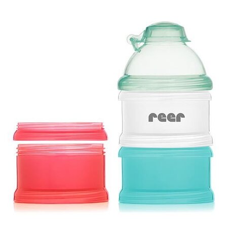 Recipient cu 3 compartimente pentru lapte praf, 0 luni+, Reer 531517