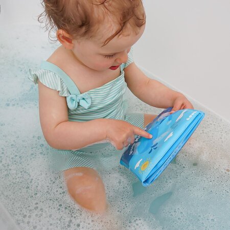 Carticica de baie plutitoare MyHappyBath Book, 6 luni+, Reer 531531
