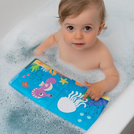 Carticica de baie plutitoare MyHappyBath Book, 6 luni+, Reer 531535