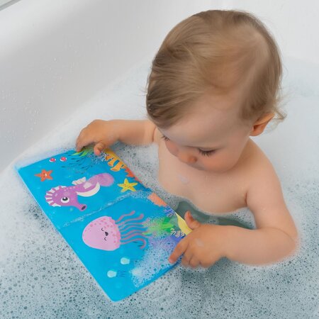 Carticica de baie plutitoare MyHappyBath Book, 6 luni+, Reer 531533