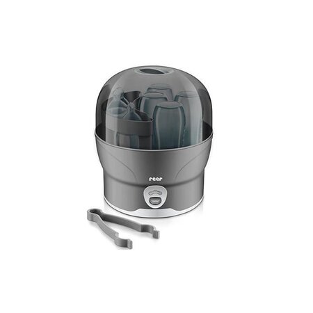Sterilizator VapoMat S cu abur pentru biberoane, Gri, Reer 531621