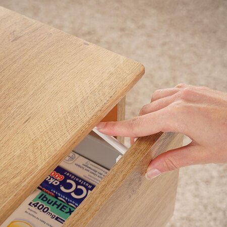 Pachet sigurante pentru sertare si usi de dulap, Alb, 8 bucati, Reer 531720