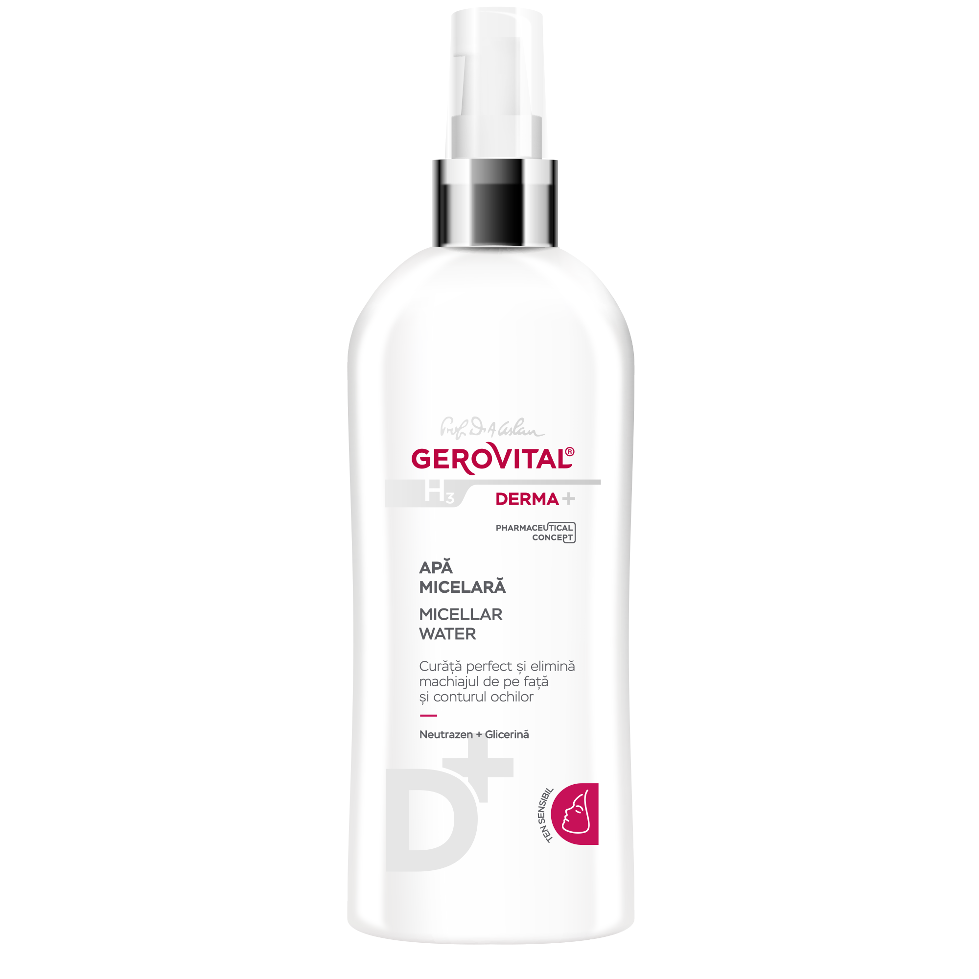 Apa micelara Gerovital H3 Derma+, 150 ml, Gerovital