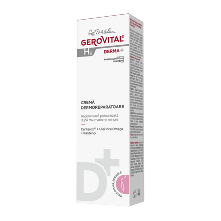 Fluid de curatare si demachiere fata si ochi Gerovital H3 Derma+, 200 ml, Farmec 569847