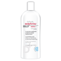 Fluid de curatare si demachiere fata si ochi Gerovital H3 Derma+, 200 ml, Farmec