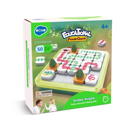 Joc educational Puzzle Sarpe, 4 ani+, Hola 532022
