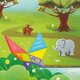 Joc educational Tangram magnetic, 2 ani+, Hola 532031