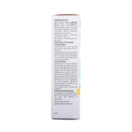 Picaturi cu Propolis respiratie libera, 20 ml, Albina Carpatina 816896