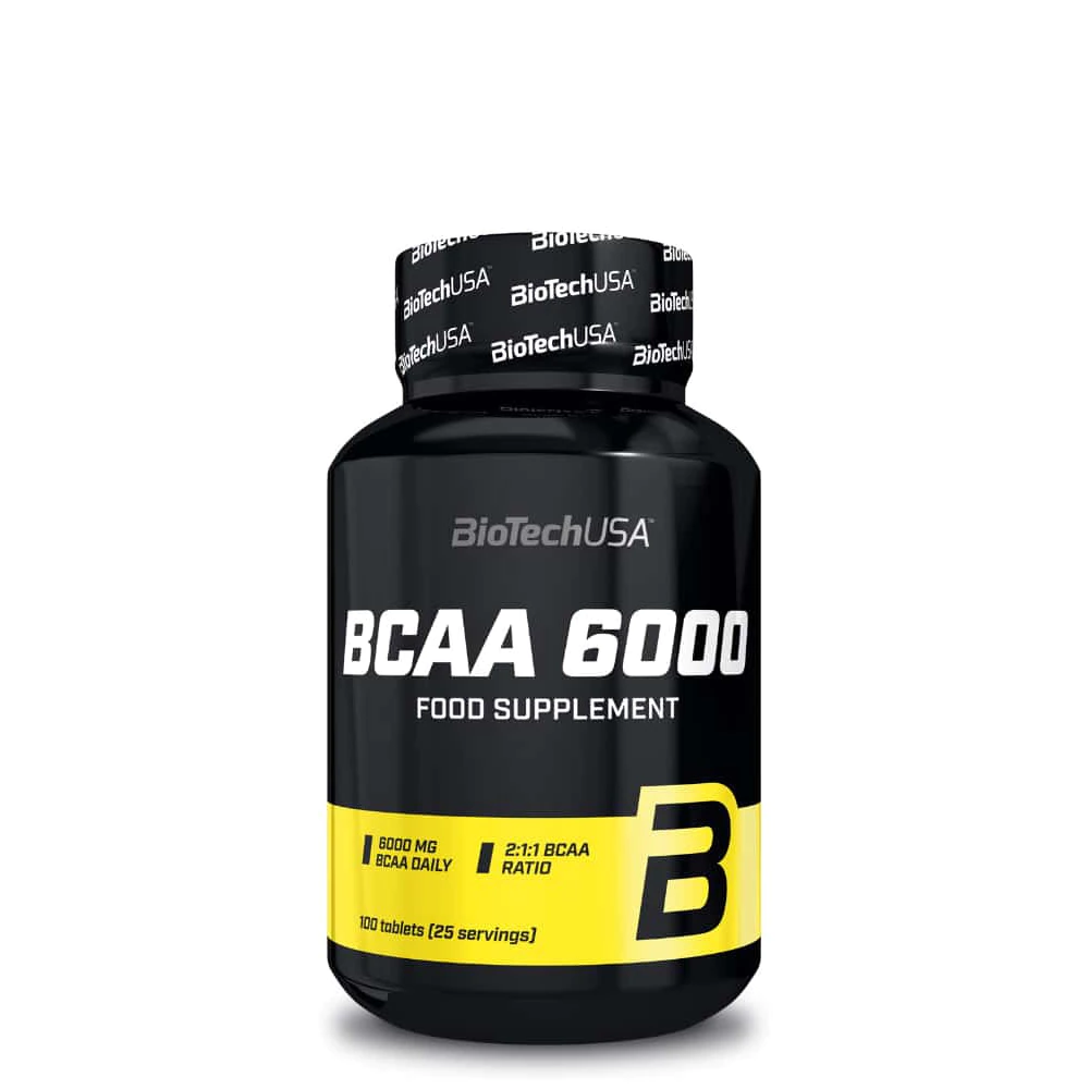 BCAA 6000 Amino Acid, 100 tablete, BioTech USA