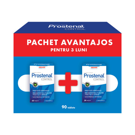 Pachet Prostenal Control, 60 + 30 tablete, Walmark