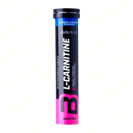 L-Carnitine blueberry-raspberry, 20 tablete